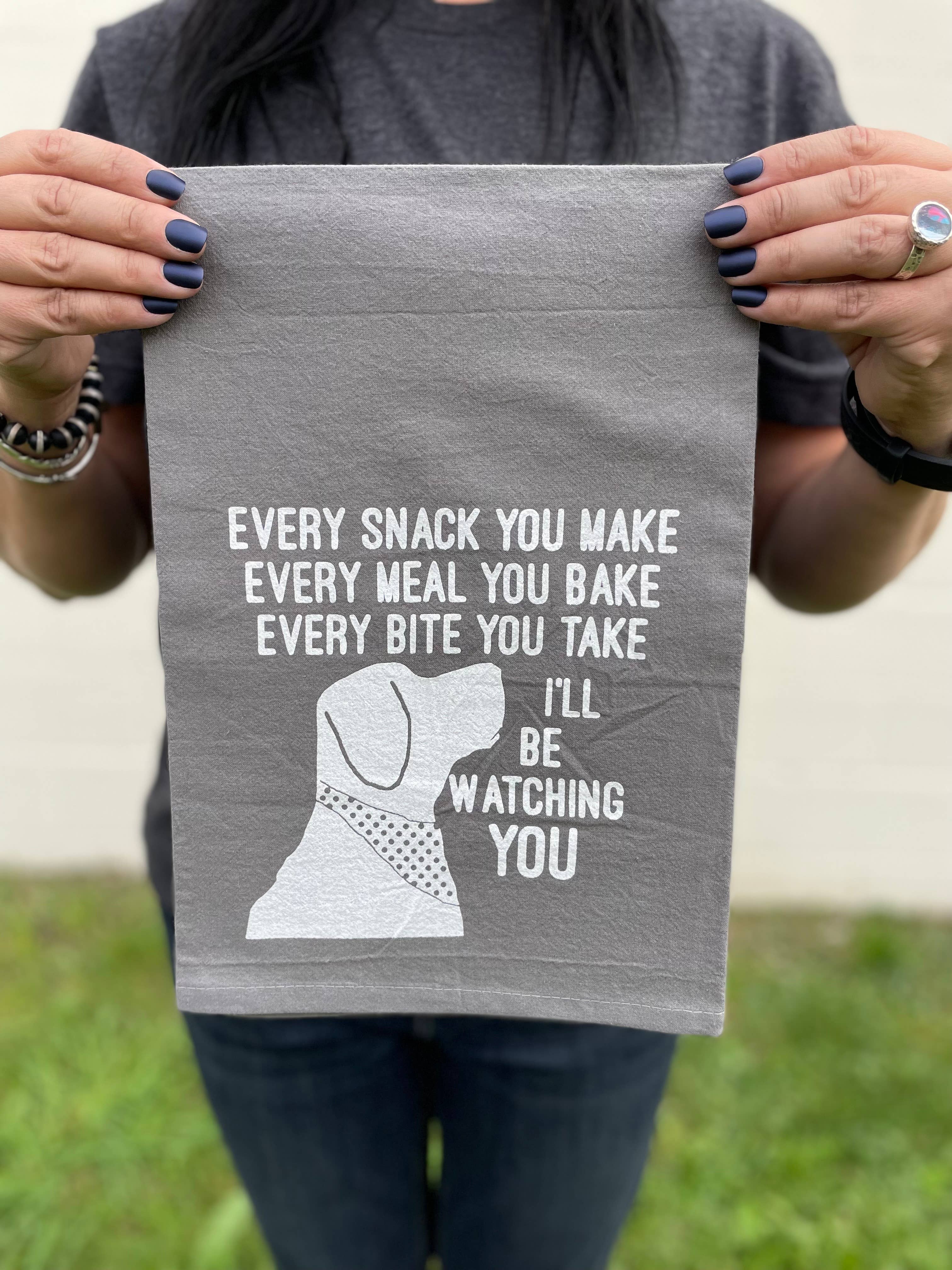 dkhandmade - Vente Torchons - TORCHON POUR CHIEN I'LL BE WATCHING YOU