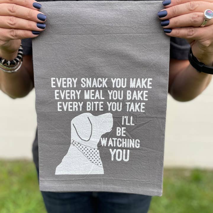 dkhandmade - Vente Torchons - TORCHON POUR CHIEN I'LL BE WATCHING YOU0