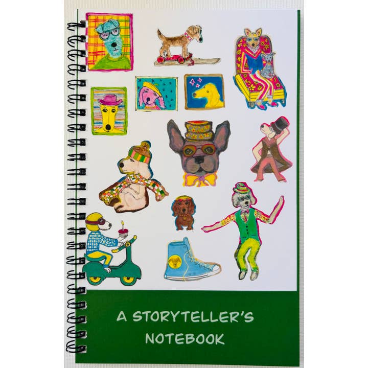 Bernie Street Studios - Wholesale Notebook - A Storyteller’s Dog Notebook lined soft touch journal