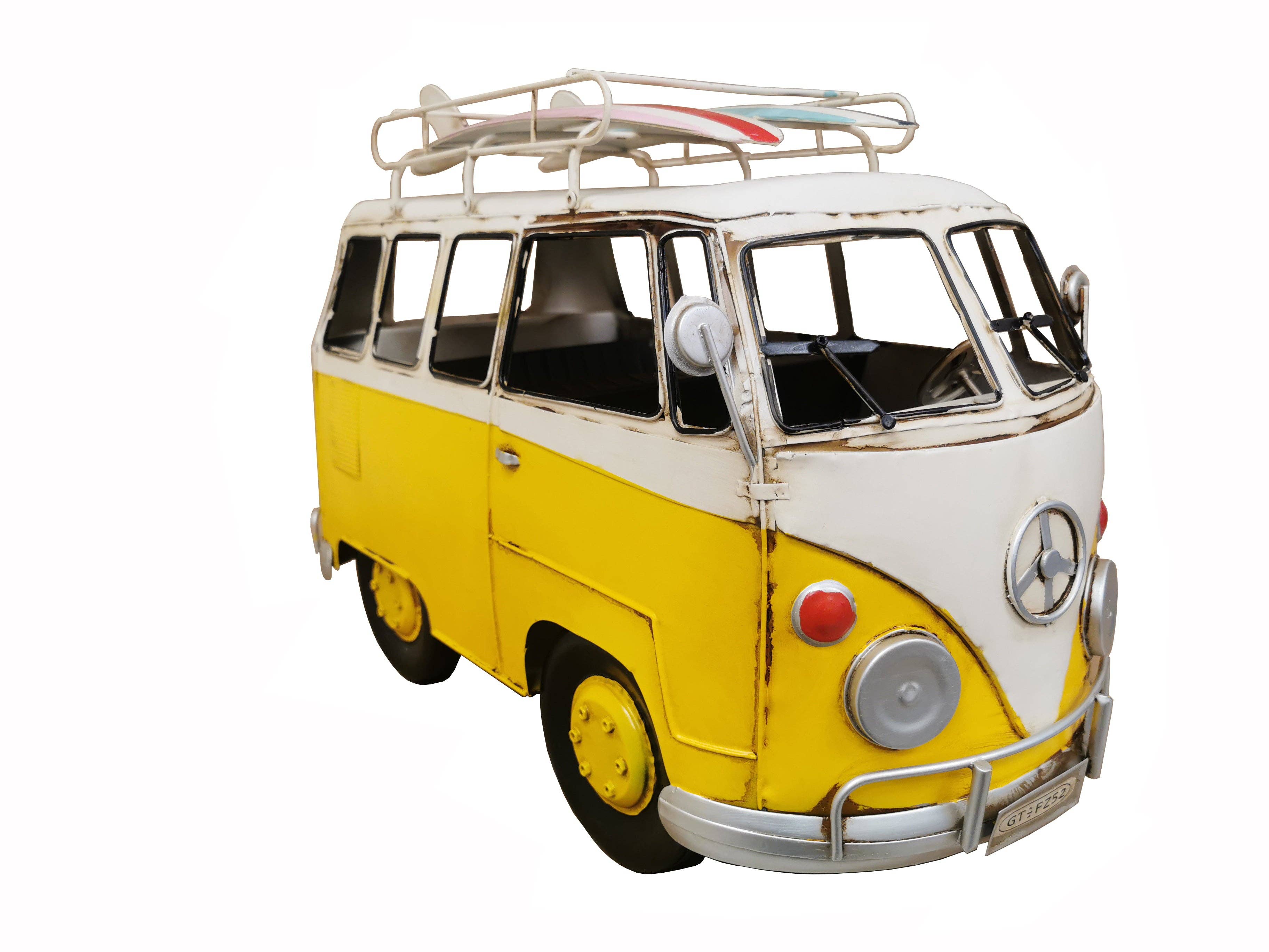 Peterson Housewares & Artwares - Wholesale Decorative Tabletop Object - Oversized Vintage VW Bus Metal Model10