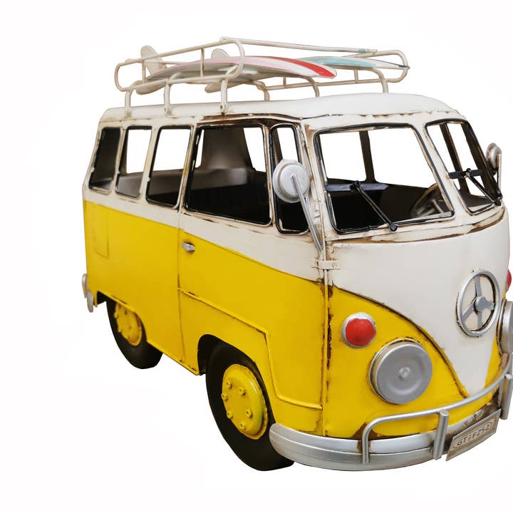 Peterson Housewares & Artwares - Wholesale Decorative Tabletop Object - Oversized Vintage VW Bus Metal Model10