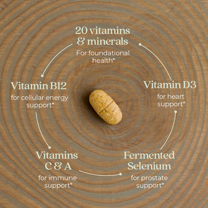 New Chapter - Wholesale Oral Supplement/Vitamin - Every Man's One Daily 40+, Men's Multivitamin, 30 Tablets