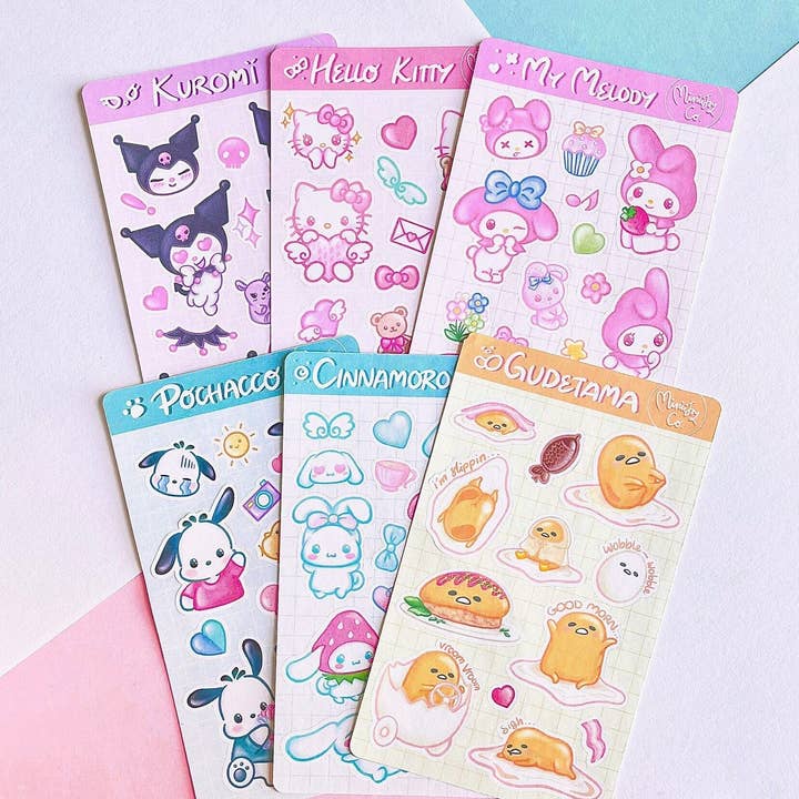 Miniijoyco - Wholesale Sticker - Sanrio Sticker Sheets Series 1