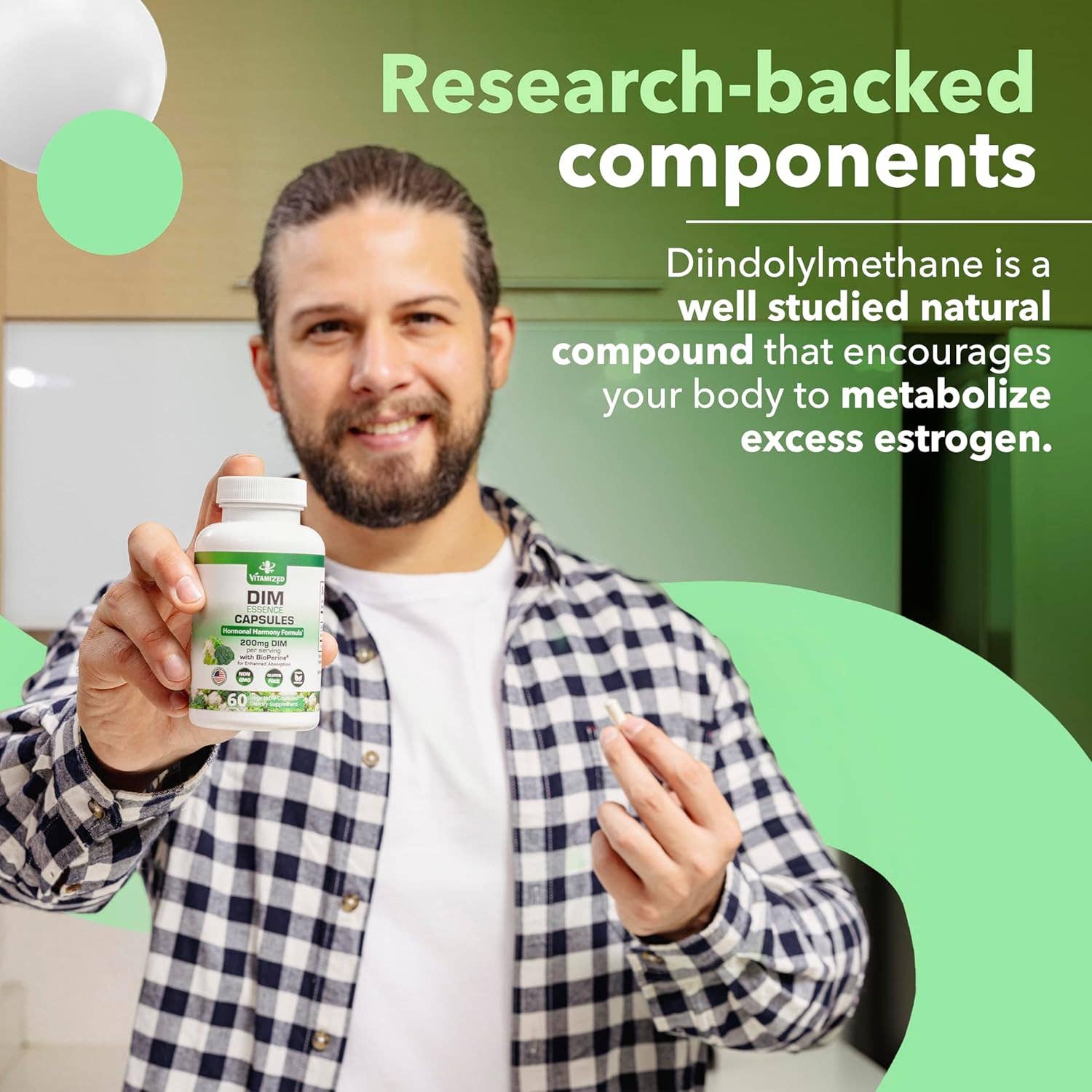 Vitamize inc - Wholesale Oral Supplement/Vitamin - Dim Estrogen Supplement, for Hormone Harmony & Skin Health7