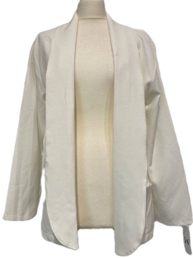 WHITE JACKET 7236 for wholesale by EMMA WU DESIGN