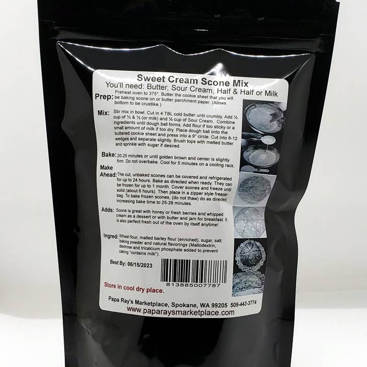 Papa Ray's Marketplace - Wholesale Cake Mix - Sweet Cream Scone Mix