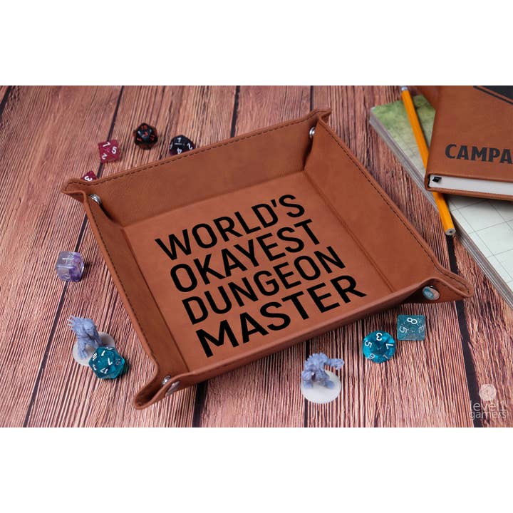 Level 1 Gamers - Wholesale Dice - World's Okayest Dungeon Master - D&D Dice Tray8
