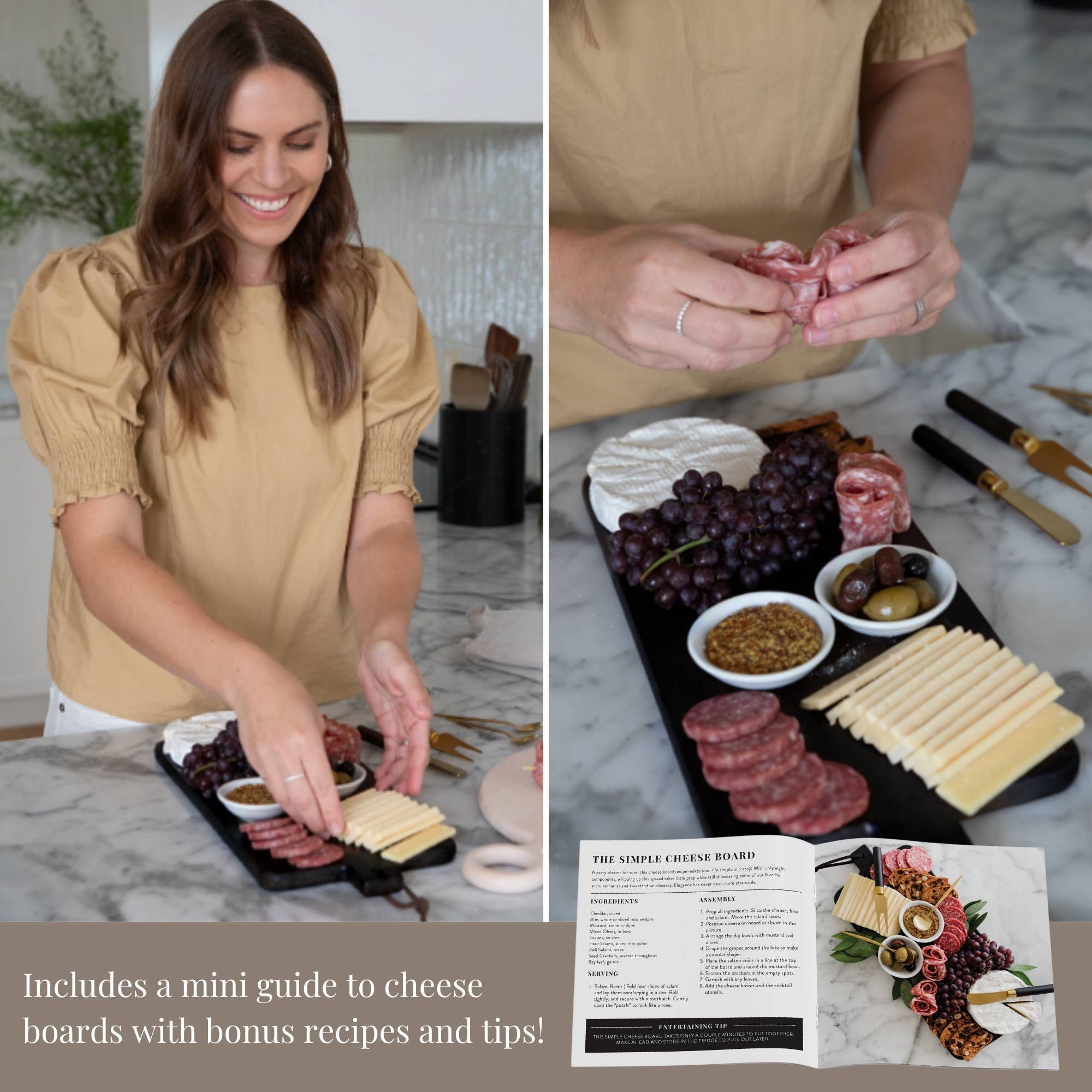 HOST at HOME by The Bamboo Abode - Wholesale Cheese Board - Charcuterie Board Gift Set | Holiday Gift & Hostess Gift3