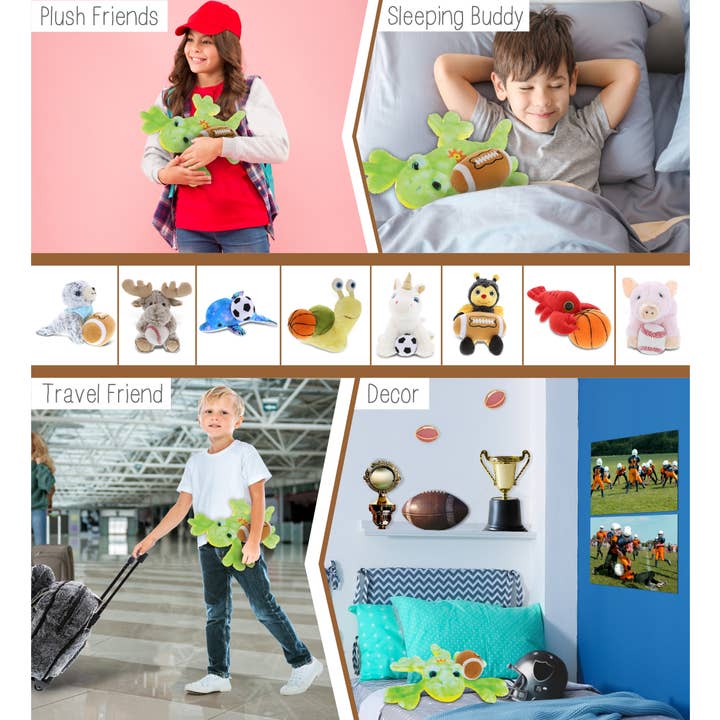 Cota Global - Wholesale Stuffed/Plush Toy - Kids & Baby - SUPER SOFT PLUSH - GECKO WITH FOOTBALL PLUSH3