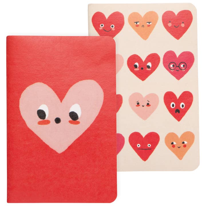 Heart to Heart Pocket Notebooks Set of 2 for wholesale by Danica Brands