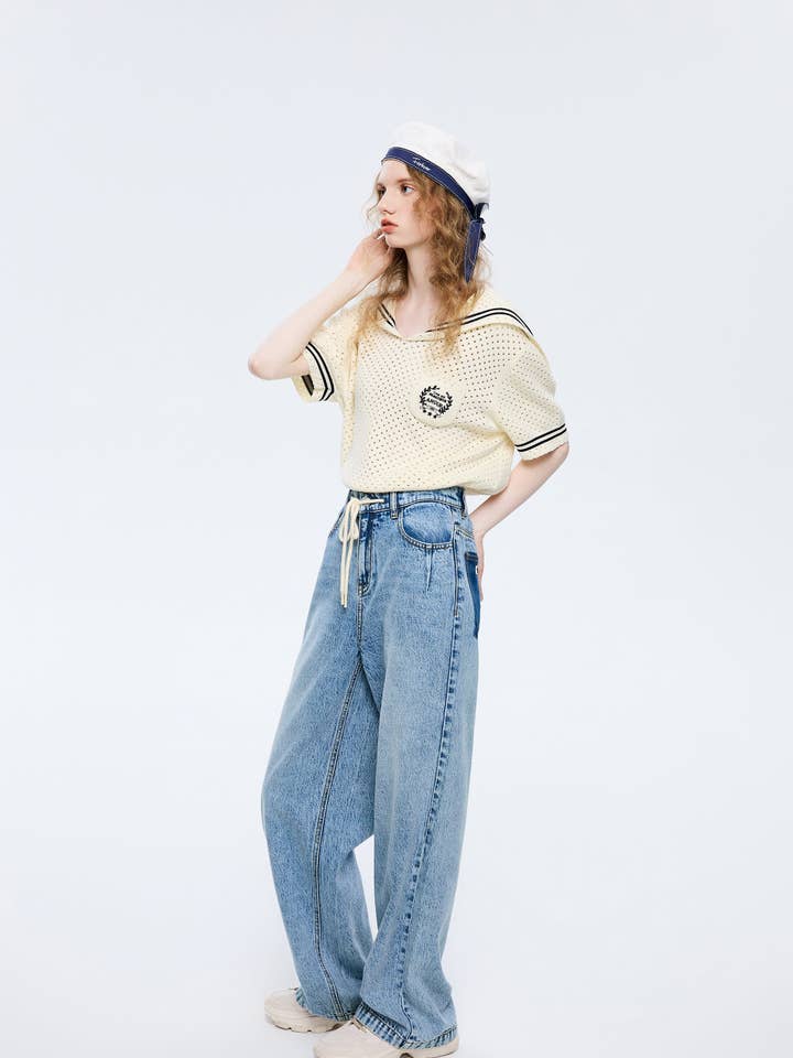 „Lola“ Nautisk hagesmæk Tee for engroshandel hos Urlazh