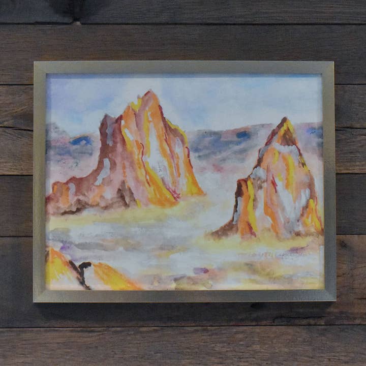 Capital Reef National Park 11x14 Watercolor Print for wholesale by Hadley Richards Designs