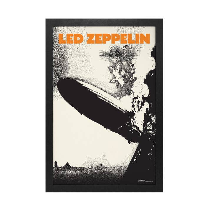 Pyramid America - Wholesale Art Print - Led Zeppelin - Led Zeppelin I 11x17 Framed Print