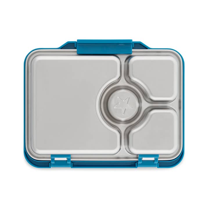 Yumbox - Wholesale Lunch Bag/Box - Yumbox Prêt – Leakproof Stainless Steel Bento - Normandy Blue4