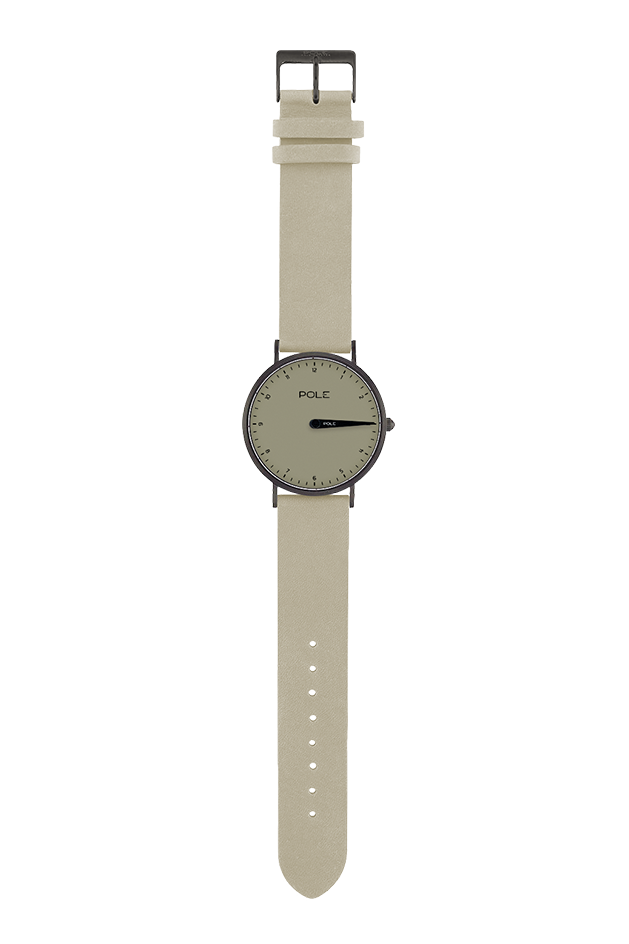 POLE WATCHES - Wholesale Polshorloge - Dames - NEA Monosilja horloge met crèmekleurige band1