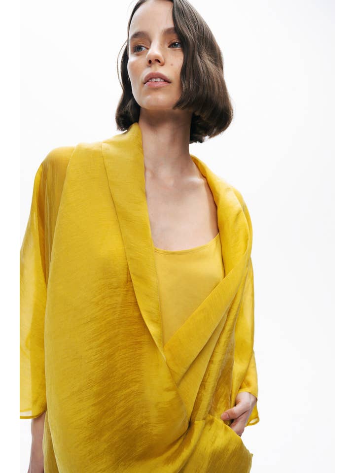 Giallo Abito midi oversize in vendita all'ingrosso su Faire3