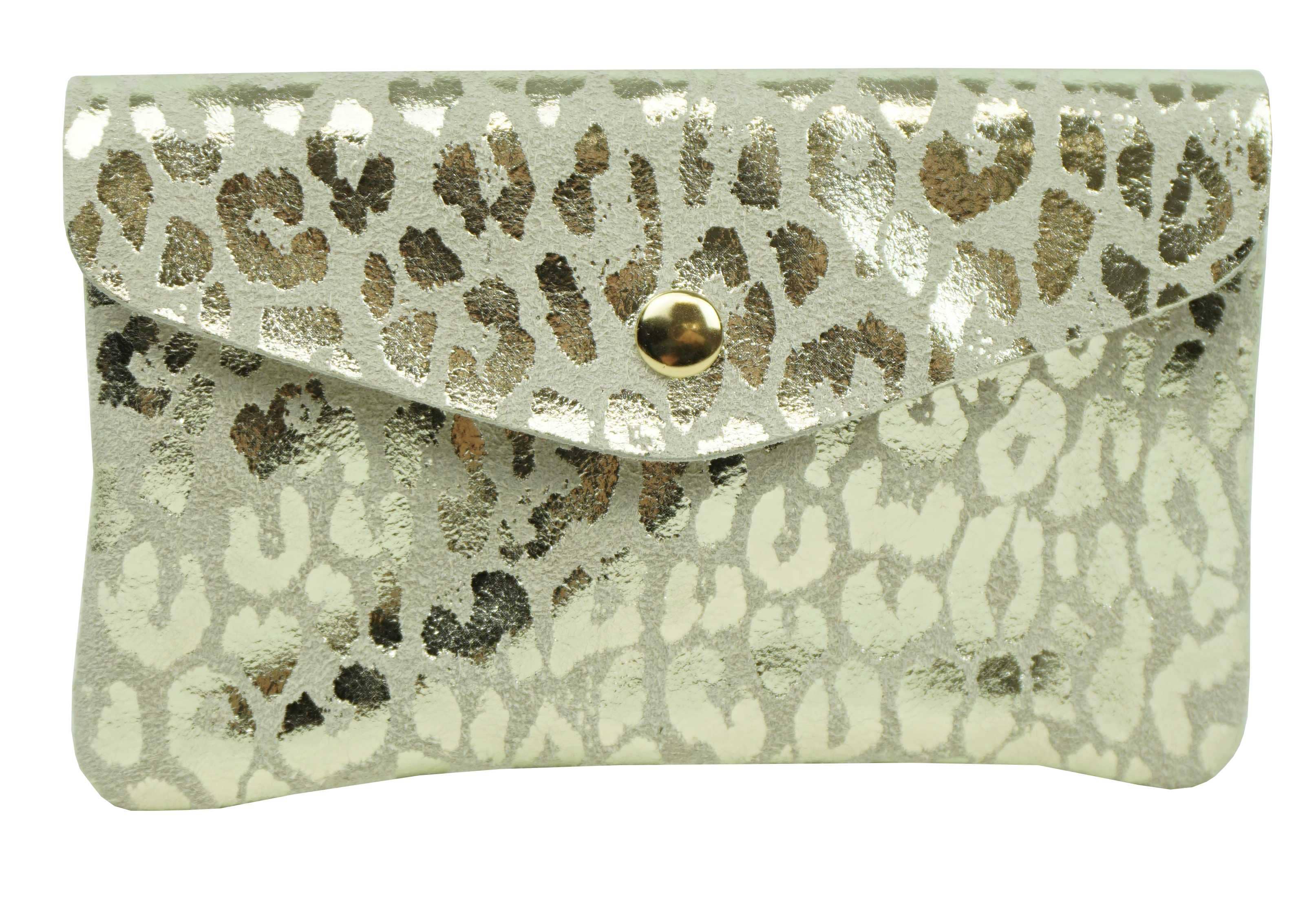 Anais – Engroshandel Tegnebog - Dame – Stor skinnende leopardmønstret læderpung PMD2701I2