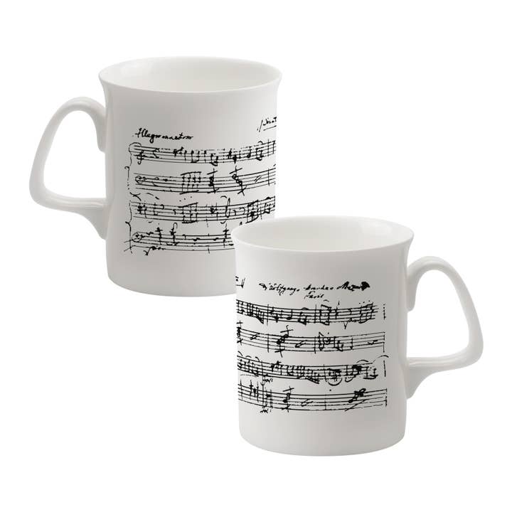 Bone China muggmanuskript för wholesale av THE MUSIC GIFTS COMPANY