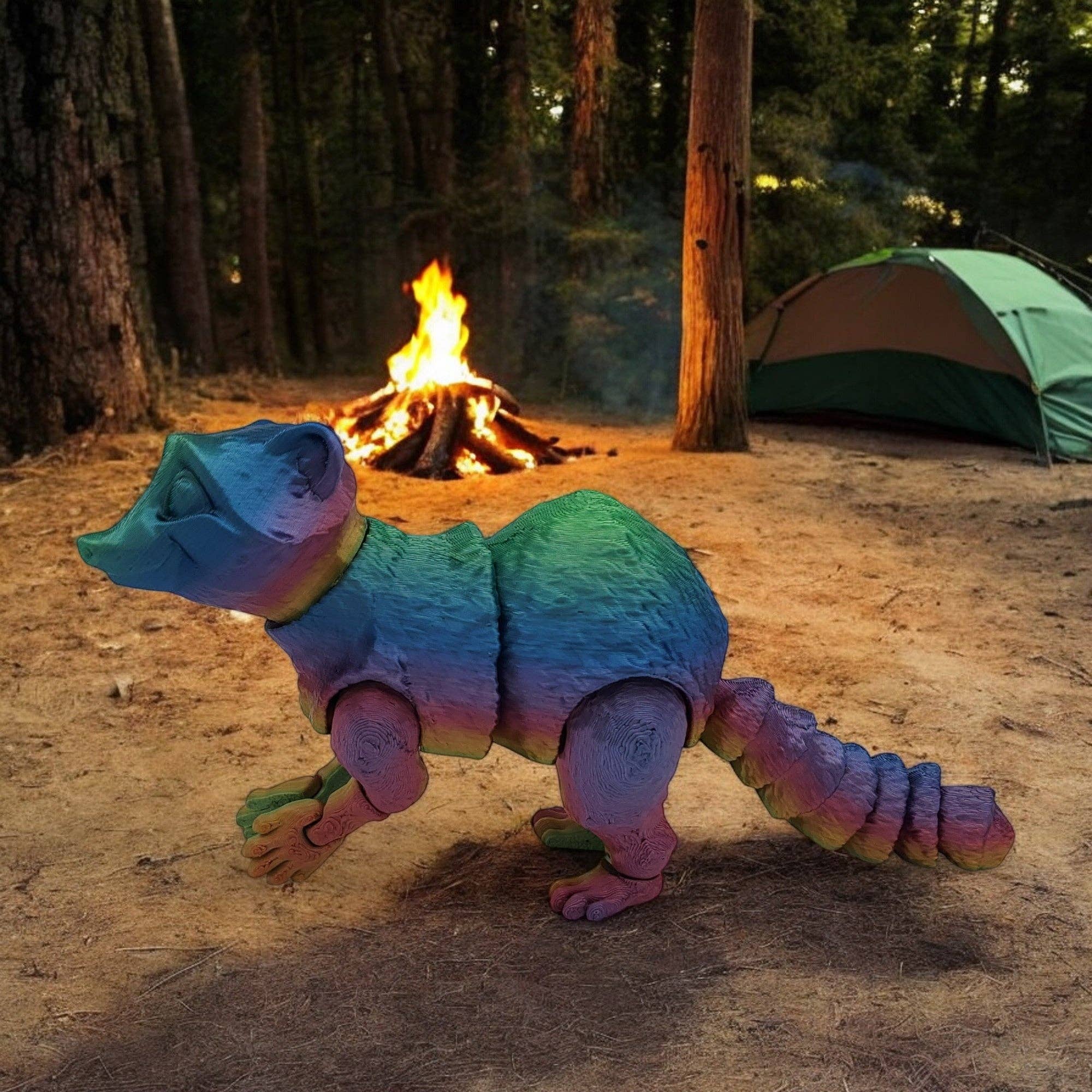 Fantasy Pets – Brinquedo estatueta - Crianças por atacado – Rustle Racoon1