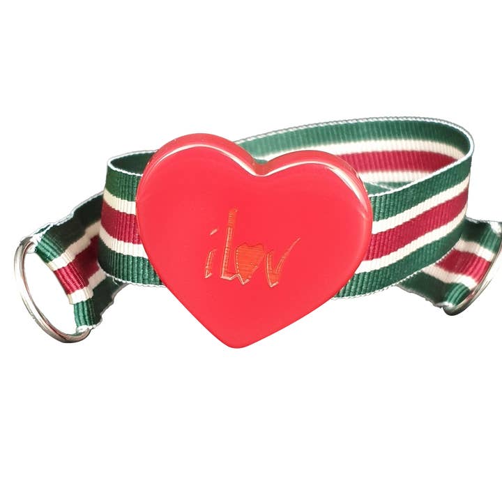 BRACELET COEUR ROUGE VERT/ROUGE iLov pour la vente par Smartever Srl
