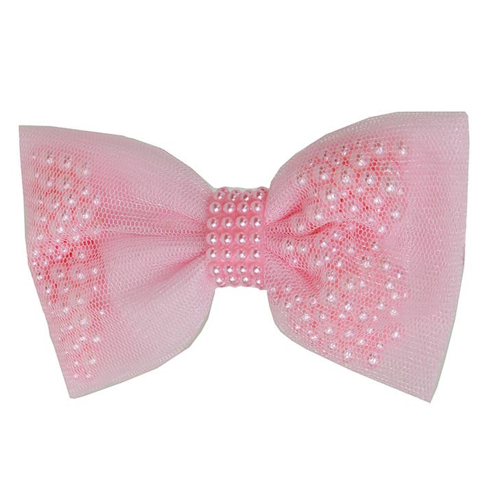 Pearl Bow Clip for wholesale by Sparkle Sisters by Couture Clips