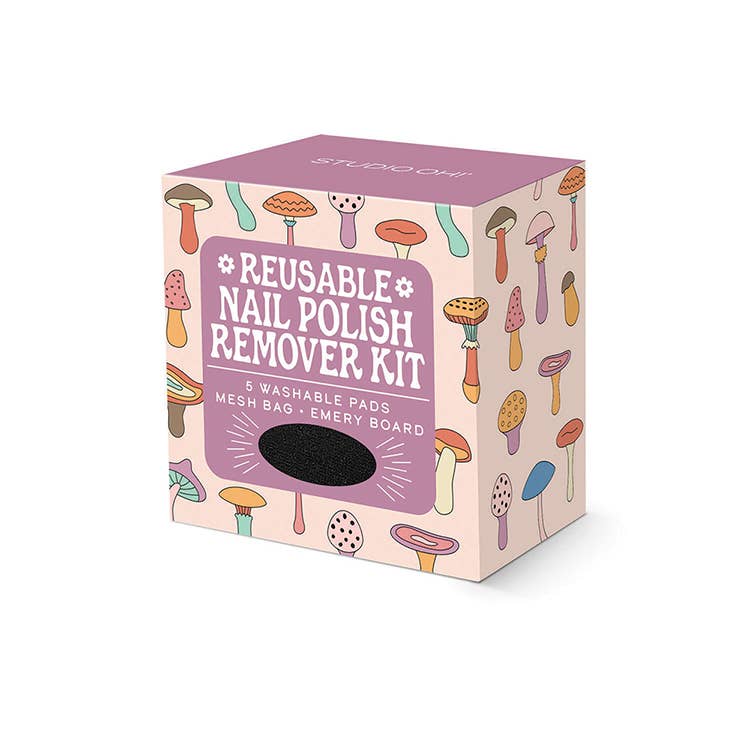 Studio Oh! - Wholesale Nail Polish Remover - Mushroom Melody Reusable Nail Polish Remover Kit