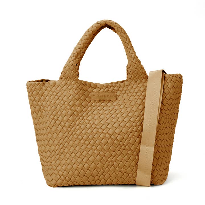 Classic Woven Tote - Camel for wholesale by Parker & Hyde