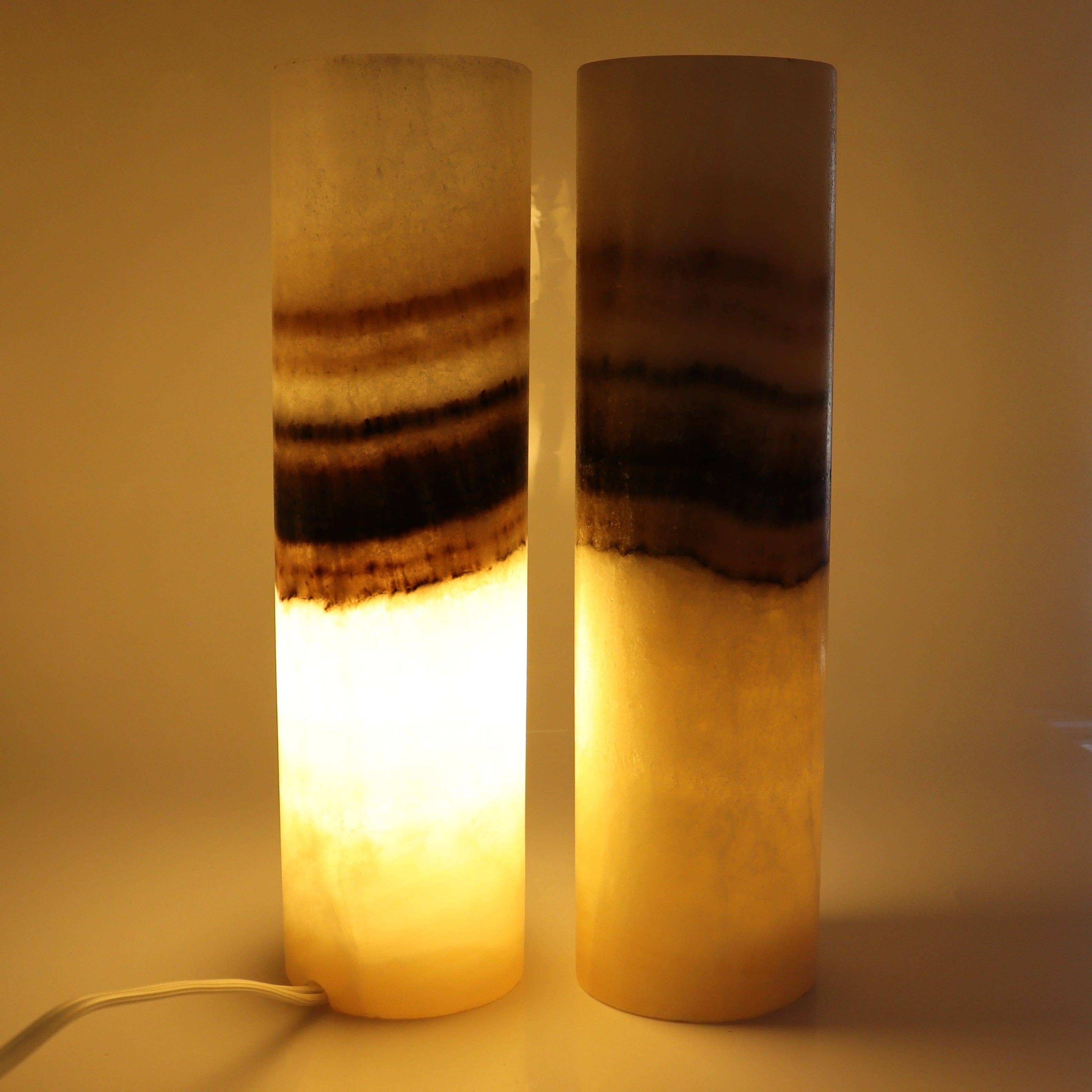 Mi Esperanza Minerals - Wholesale Accent/Desk Lamp - Onyx Lamps Set of 21