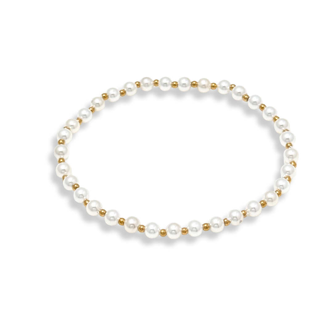 Savvy Bling - Vente Bracelet de perles - Bracelets en perles de perles et d'or étanches23