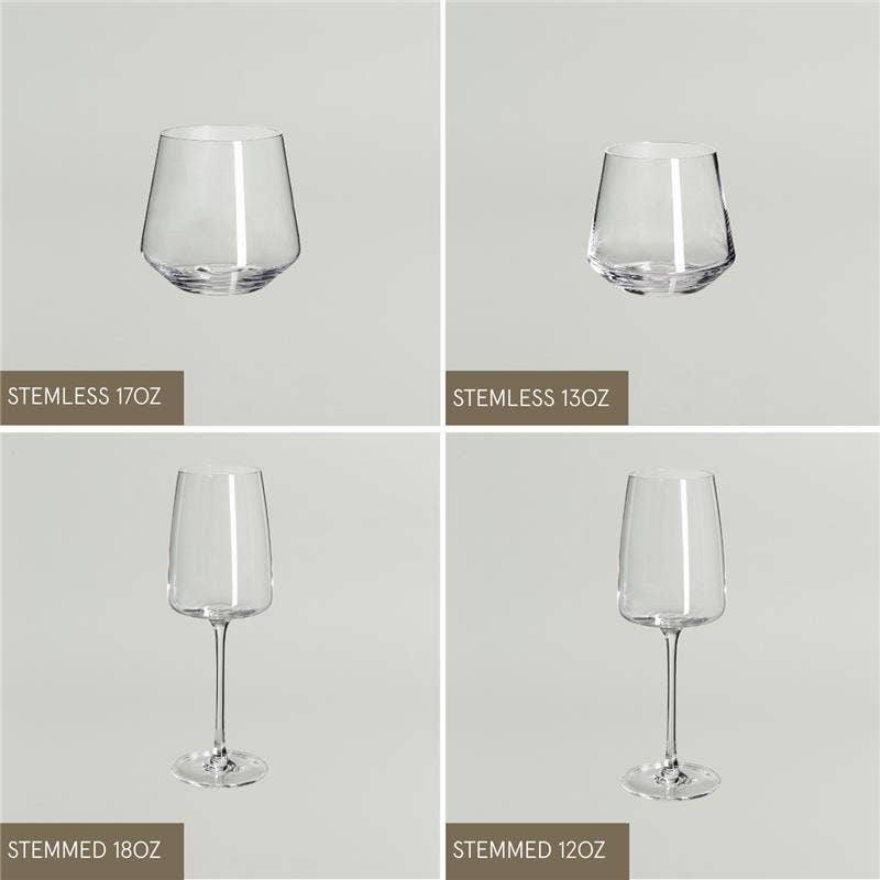 over&back - Wholesale Wine Glass - Modern Mouth-Blown Glassware – Service for 416