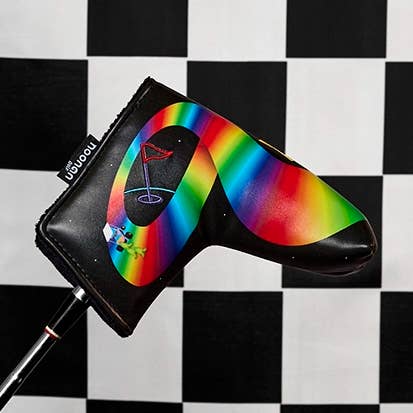 Copertura per putter Rainbogey Road Blade per la vendita all'ingrosso da parte di Noonan Golf Co.