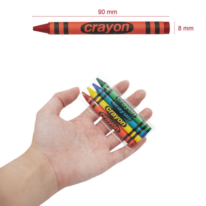 LUCKY ART CRAYONOLOGY - Wholesale Crayons - 4 Color Crayons 20 Sets (80 count)4