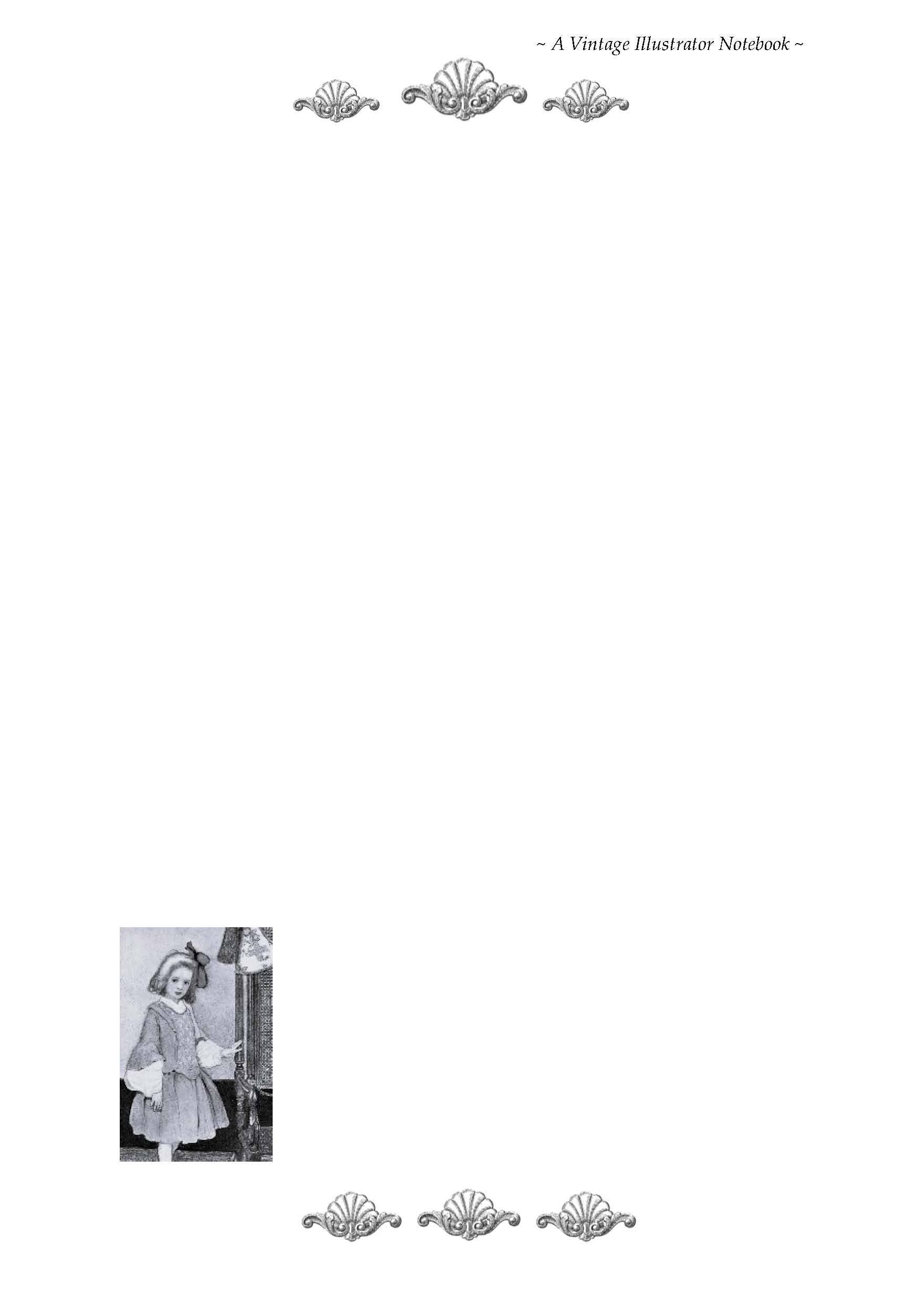 VINTAGE LADIES COLLECTION - Wholesale Scrapbook - Vintage Illustrators Collection: PHOEBE SPIRALBOUND NOTEBOOK9