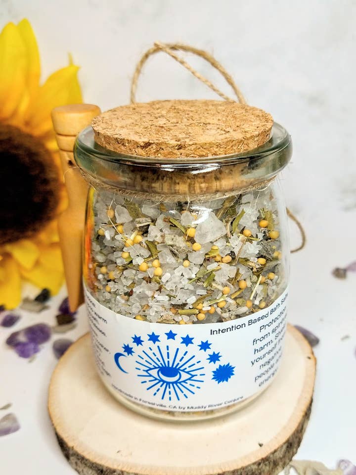 Spiritual Protection Bath Crystal Salts for wholesale by Muddy River Conjure