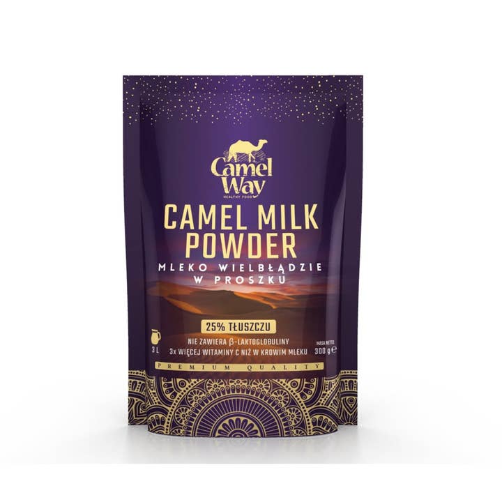 CamelWay - Wholesale Gezonde drank in poedervorm - Kameelmelkpoeder 300g Niet-Allergeen 25% Vet
