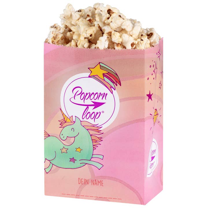 Popcornloop – wholesale Popcorn – Unicorn Popcorn Bags S | 50 pcs