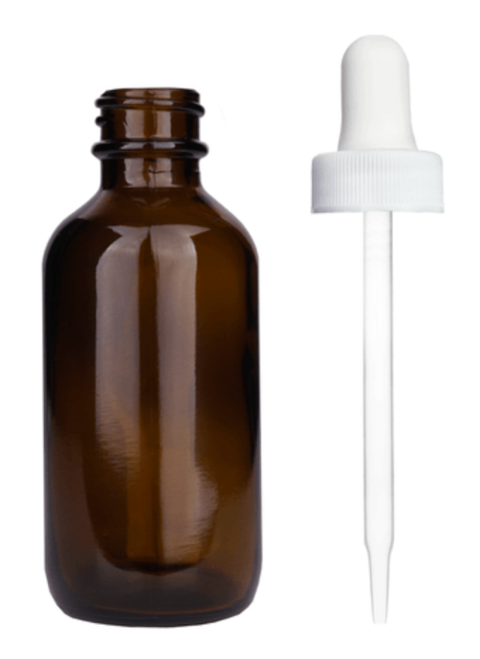 Best Bottles - Vente Supports pour huile essentielle - Bouteille ronde ambrée Boston - 60 ml (plusieurs couleurs de compte-gouttes)11