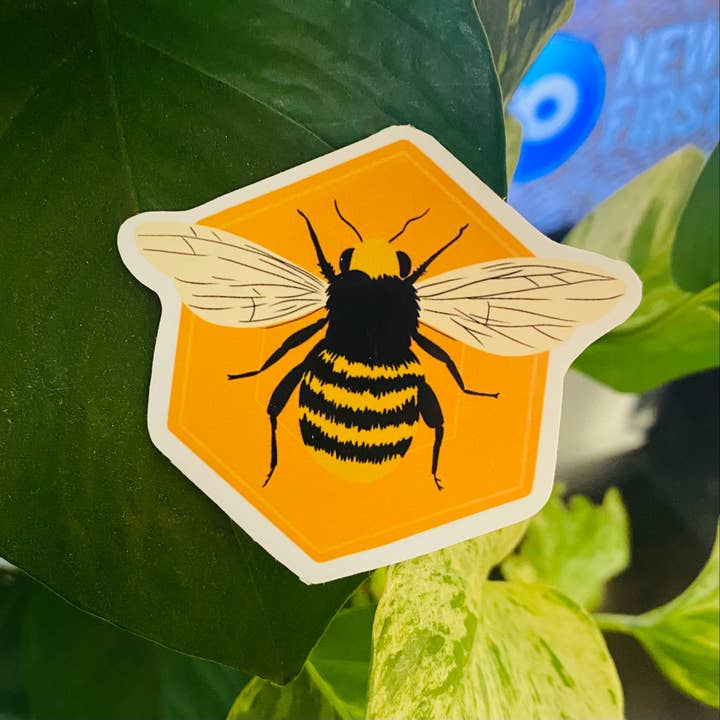Bee Sticker for wholesale by Phoenix Rose Creations