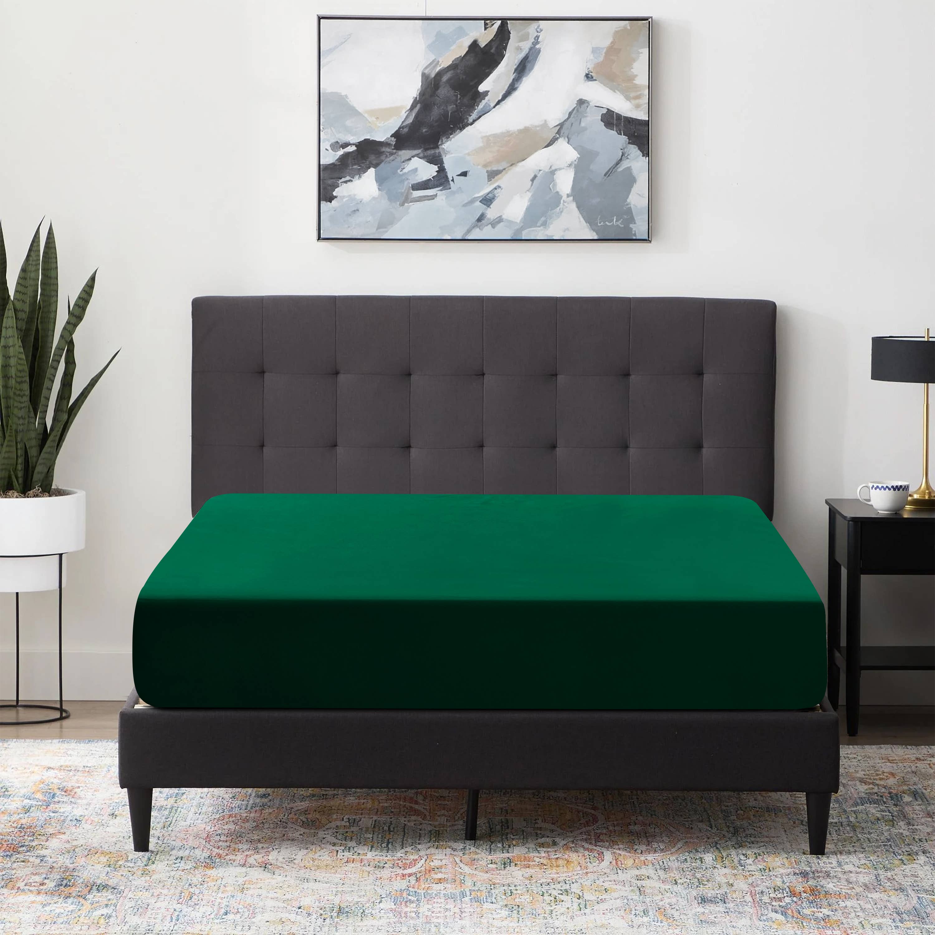 Cottonpassion_US - Vente Draps-housses - Draps-housses en microfibre douce avec bonnets extra profonds jusqu'à 40,6 cm97