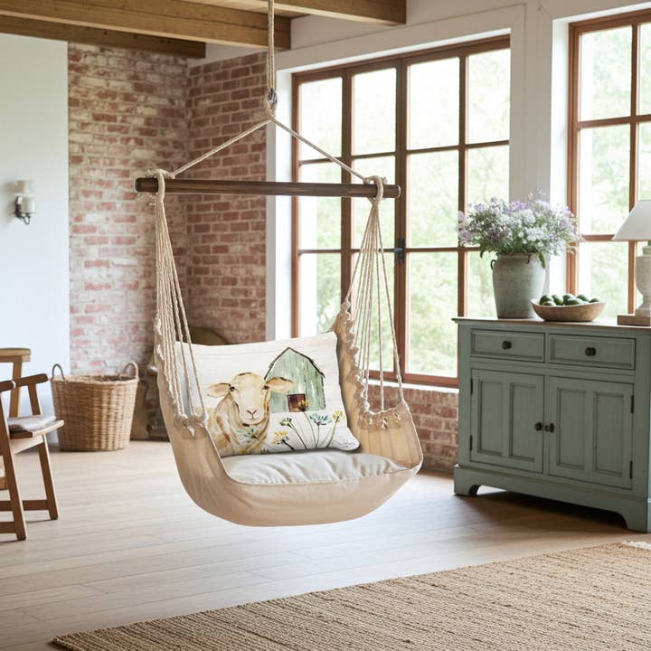 Magnolia Casual - Wholesale Swing Set - Hammock Swing 4-Piece Set indoor / outdoor - Magnolia Stripe21