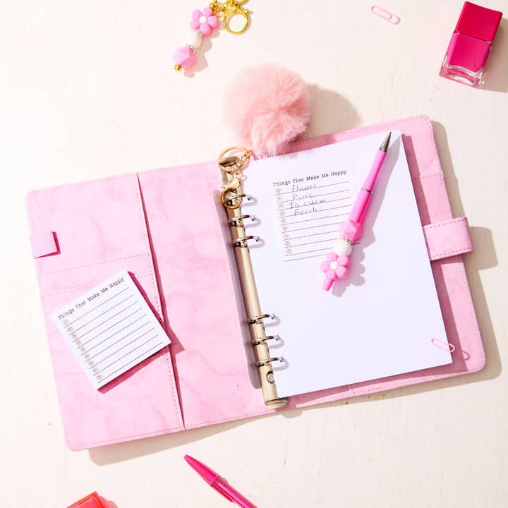 Eleventh and Taylor - Wholesale Binder - A5 Binder: 6 Hole with Elastic Pen Holder & Magnetic Closure26