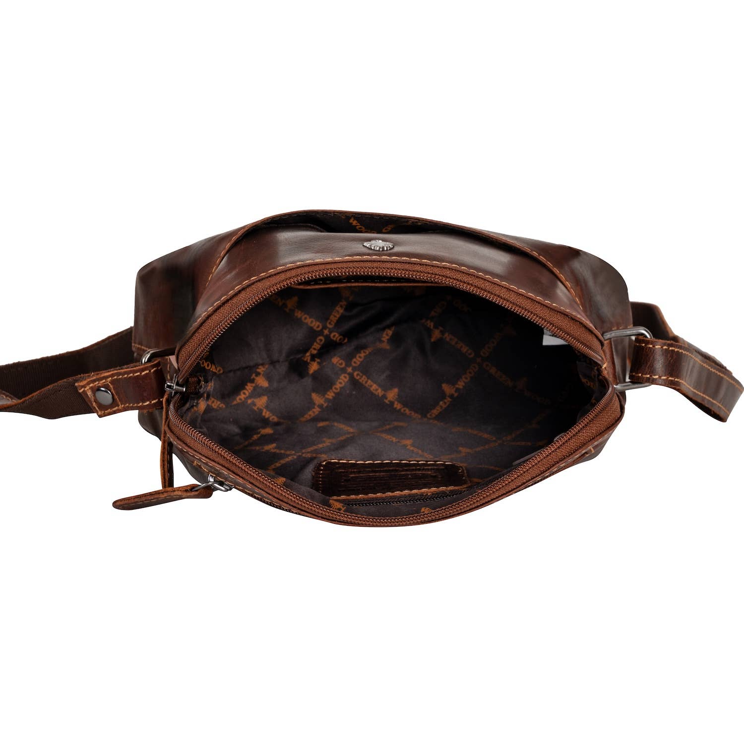 Greenwood Leather - Wholesale Shoulder Bag - Unisex - Leather Shoulder Bag - Honey9