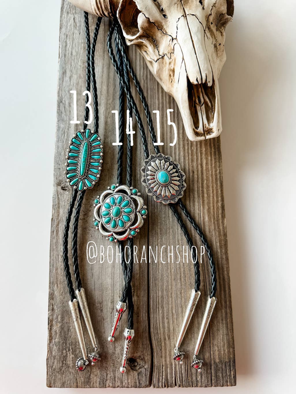 Boho Ranch Shop - Wholesale Pendant/Charm Necklace - Western Bolo Long Pendant Necklace1