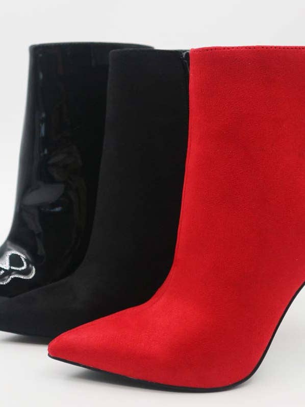 Mars Sky Shoes Wholesale - Vente Bottines – femme - Bamboo CONDITION-71 Bottines à talons aiguilles pour femmes à bout pointu - Pack de 12 paires - 27,25/paire2