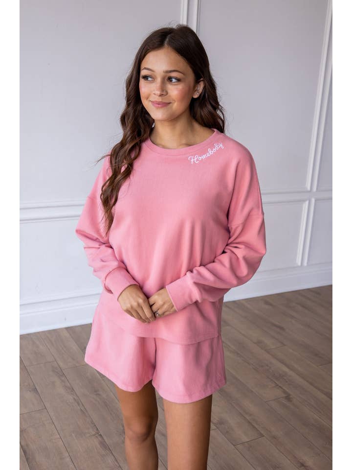 So Snuggly Pink Overload Lounge Wear Set for wholesale on Faire