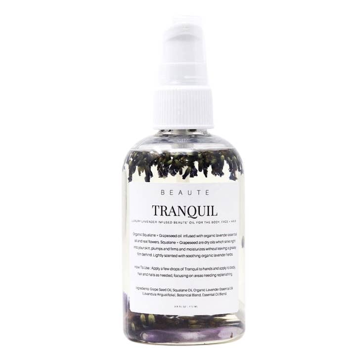 Lavender "Tranquil" Body Oil for wholesale by The Beaute Loft