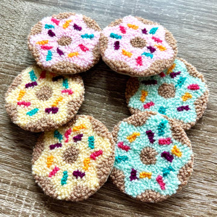 Posavasos de coche Donut para venta al por mayor de Megan Ceron Designs