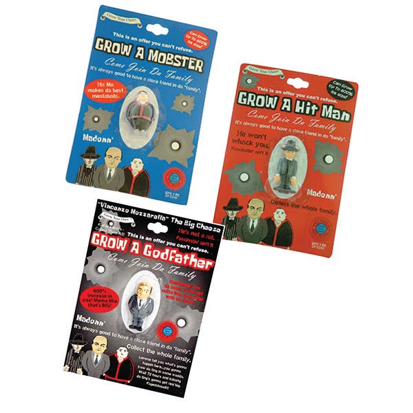 The Diabolical Gift People - Novelty Gifts, Mother's Day - Wholesale Gag Gift/Novelty Gift - Grow A Mobster/Godfather/Hitman - Novelty Gifts