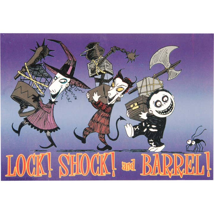 Nightmare Before Christmas LS&B Sticker for wholesale by Rockabilia