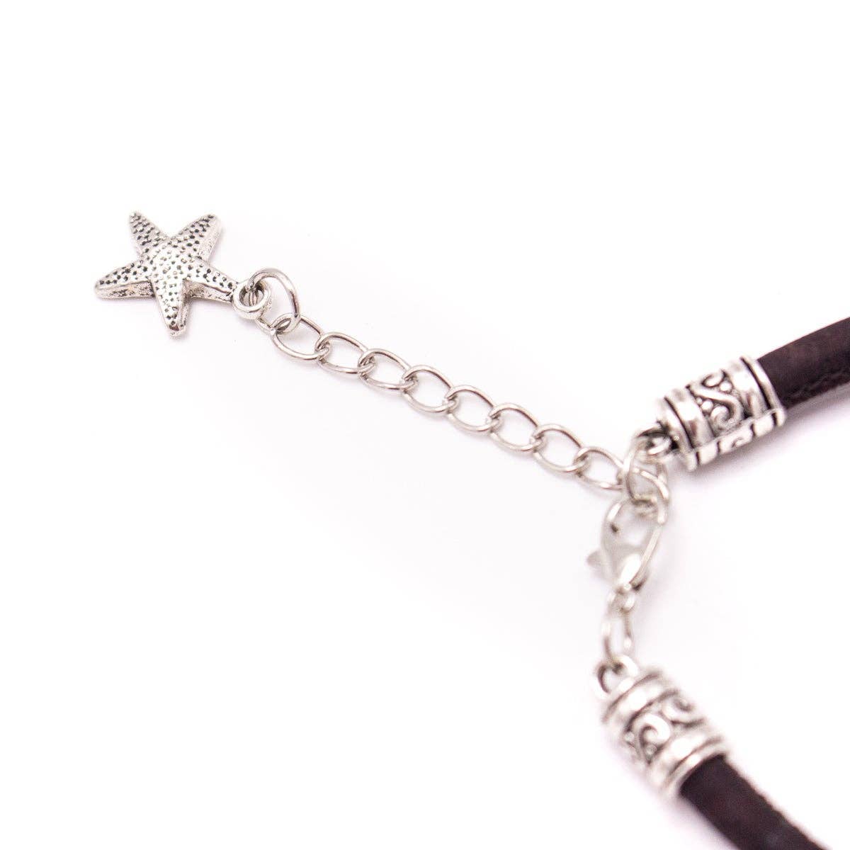 Meninas Bonitas Cork - Wholesale Woven/Braided Bracelet - 10units-Brown Cork Cord Handmade Bracelet Br-01-b-102